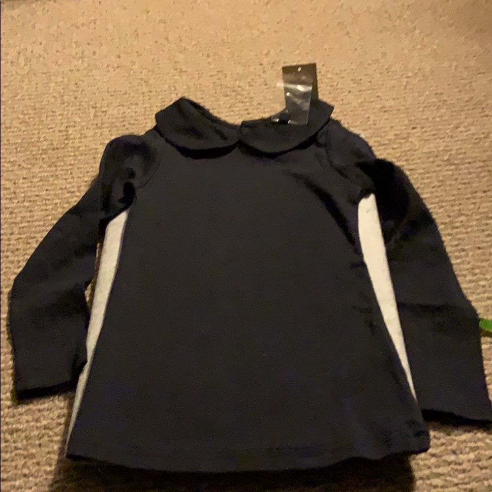 Girls blue long sleeve top